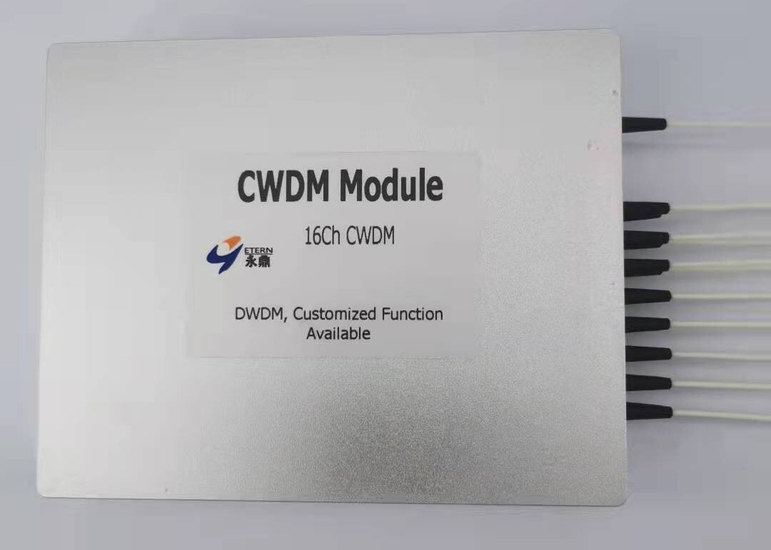 Flat Wide Passband WDM Module 16 Channel Analog Multiplexer